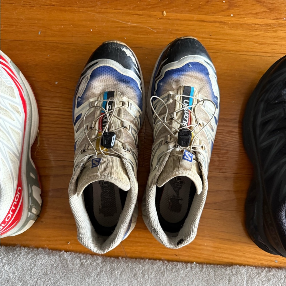 Used Salomon XT-6 in worn condition but limited edition